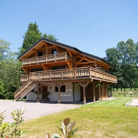 Chalet L'Oseraie, Location Touristique Spa 4 Etoiles Au Coeur Des Vosges Le Saulcy Exterior photo